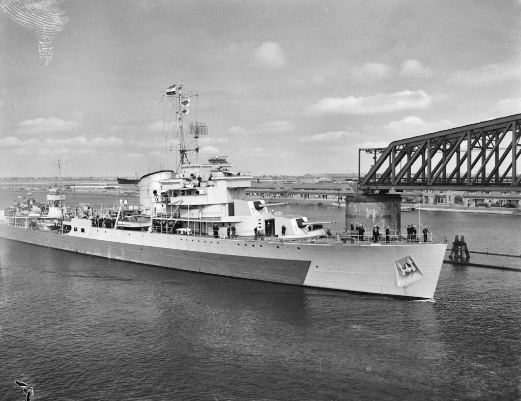 HNLMS Tromp 3 May 1946