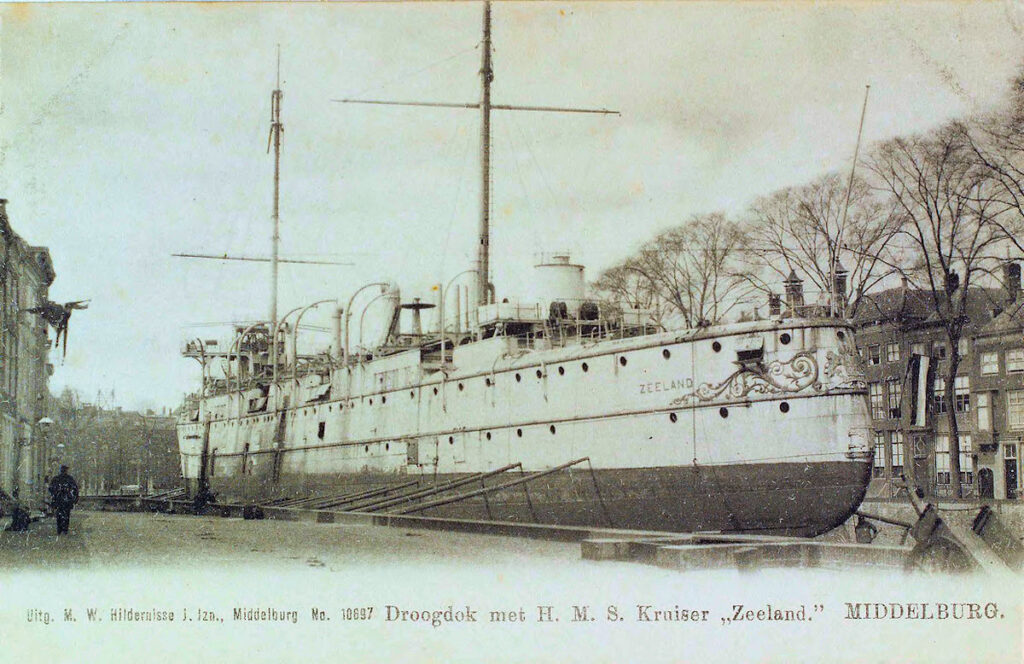 HNLMS Zeeland in Middelburg Drydock