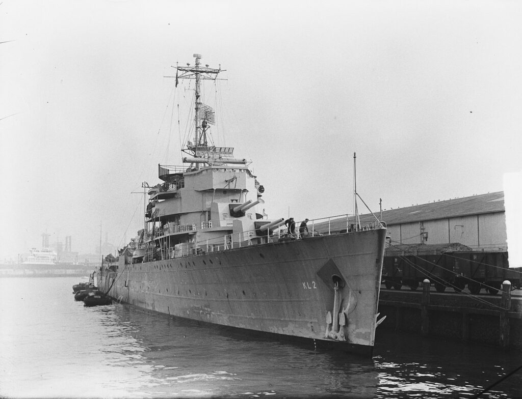 HNLMS Tromp 10 February 1951