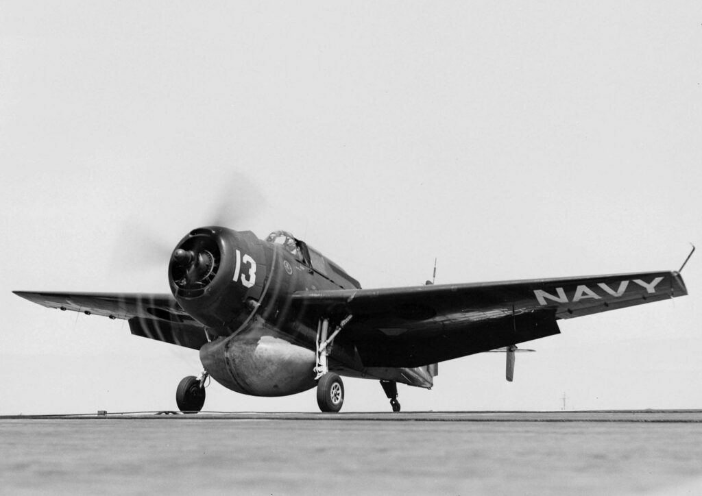 Grumman TBM-3W Avenger of VC-12 aboard USS Palau CVE-122