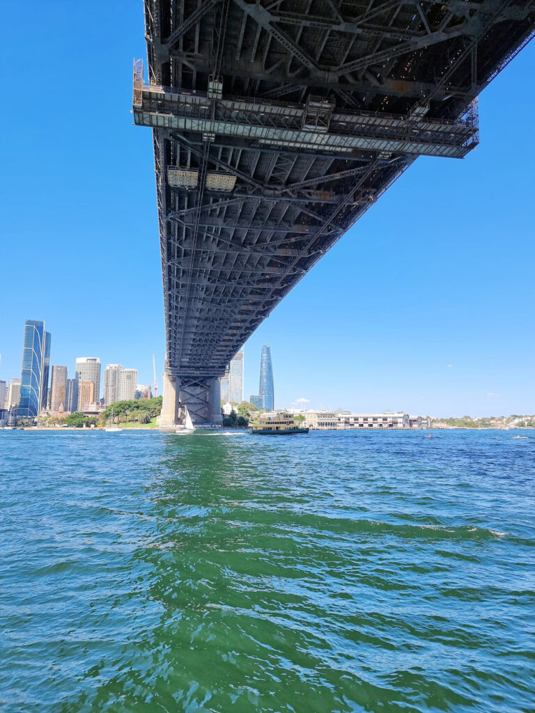 Underside of the Sydney Harbour Bridge Bradfield Park