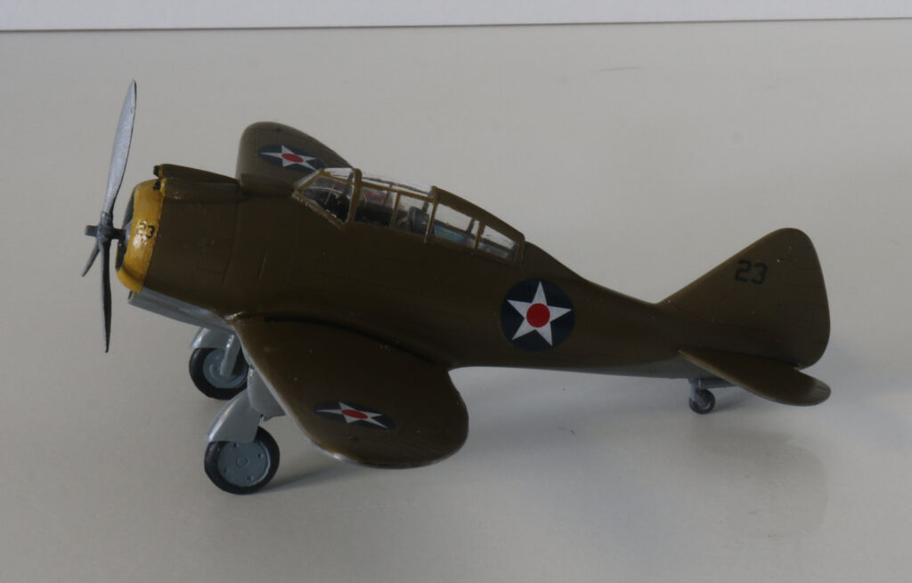 Seversky P-35A of the US Army Air Corps 34th Pursuit Squadron 1:72 Scale Model by MPM