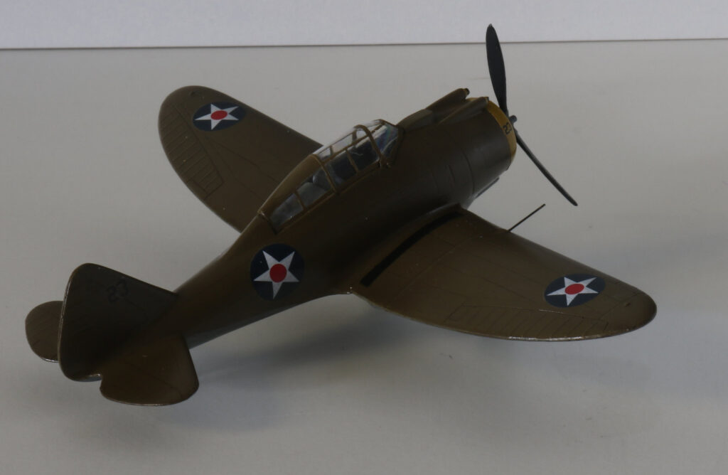 Seversky P-35A of the US Army Air Corps 34th Pursuit Squadron 1:72 Scale Model by MPM