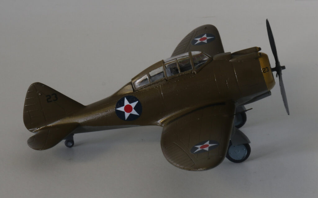 Seversky P-35A of the US Army Air Corps 34th Pursuit Squadron 1:72 Scale Model by MPM