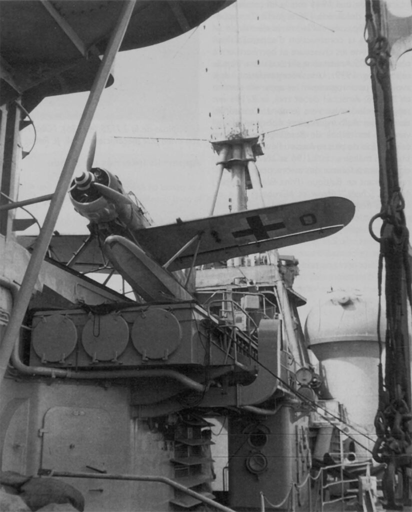 Arado Ar 196 A-3 of 4.BordFlGr196 (T3+OM) aboard KMS Prinz Eugen