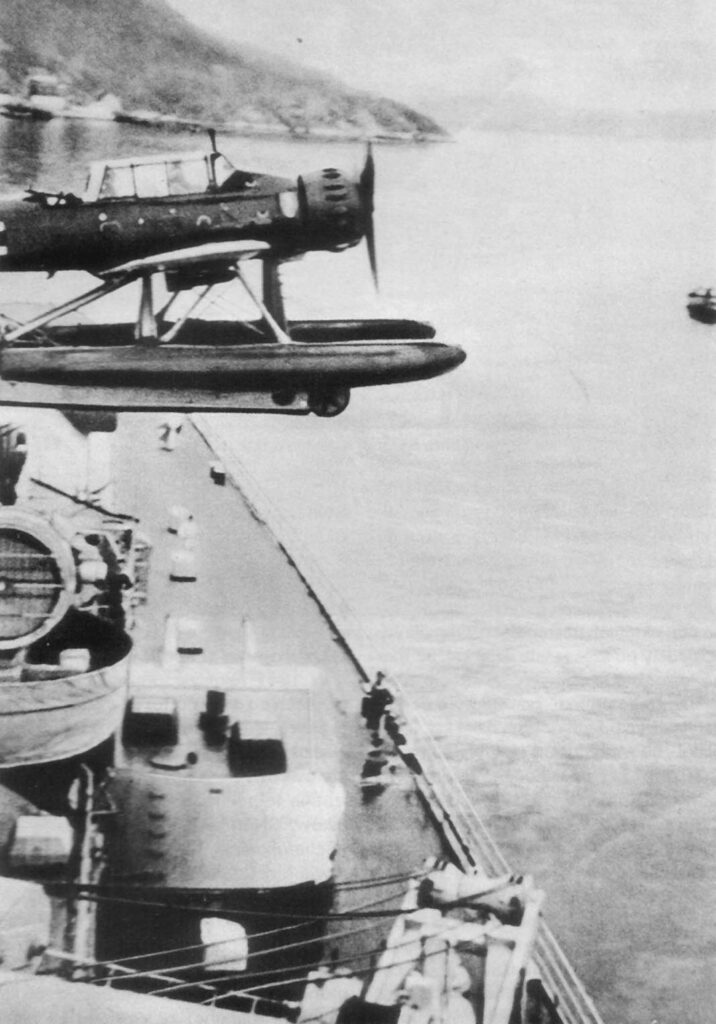 Arado Ar 196A-4 of 1.BordFlGr196 Being Catapulted From Scharnhorst