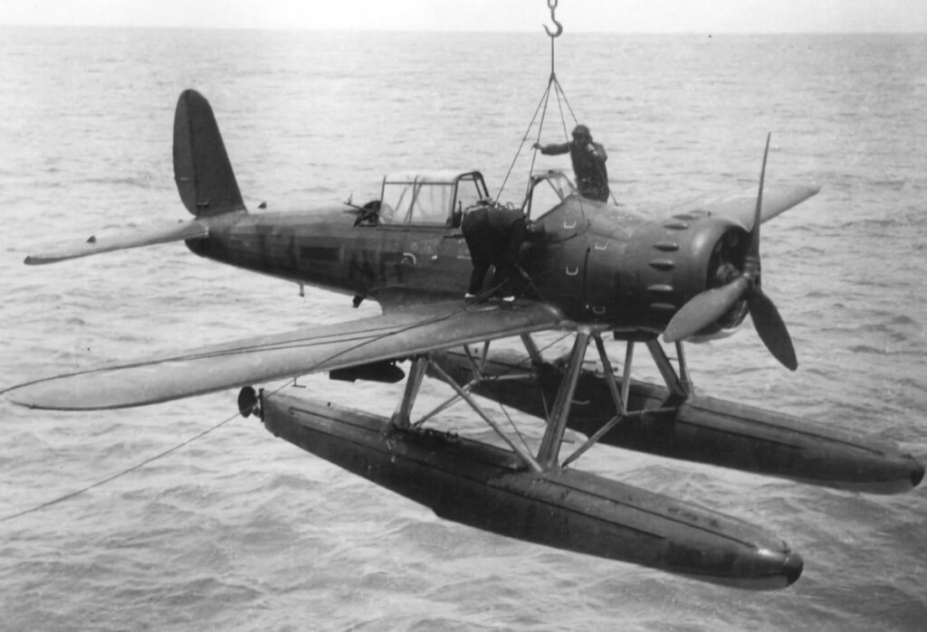 One of Admiral Graf Spee's Arado AR-196 A-1 T3+AH.