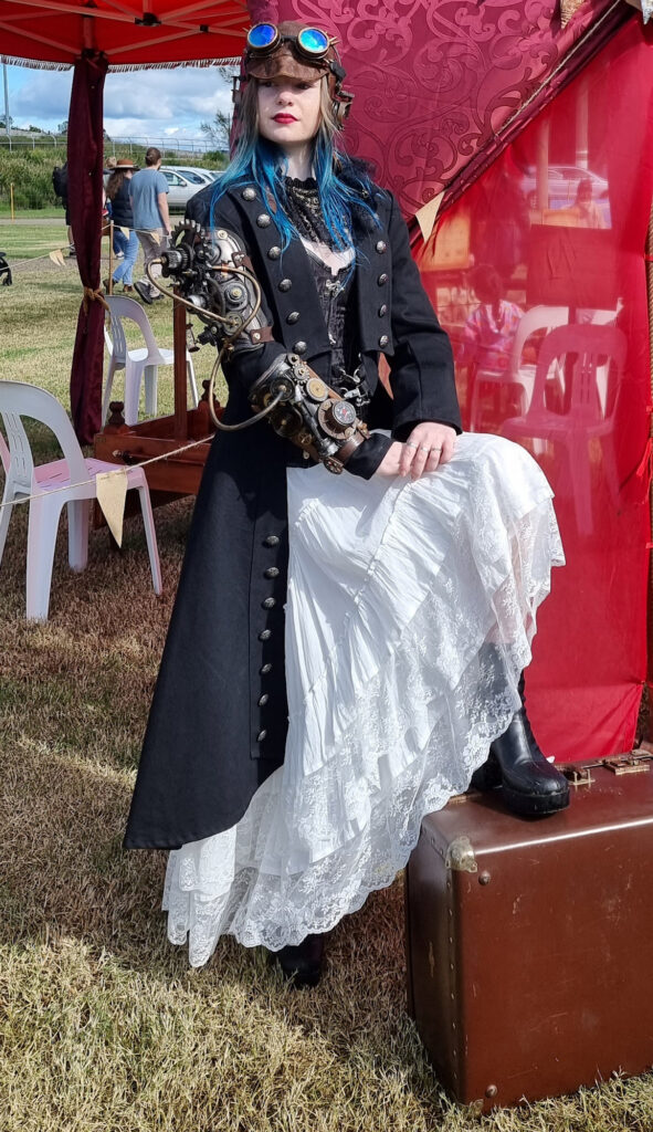 Steampunk lady Maitland Steamfest 2023