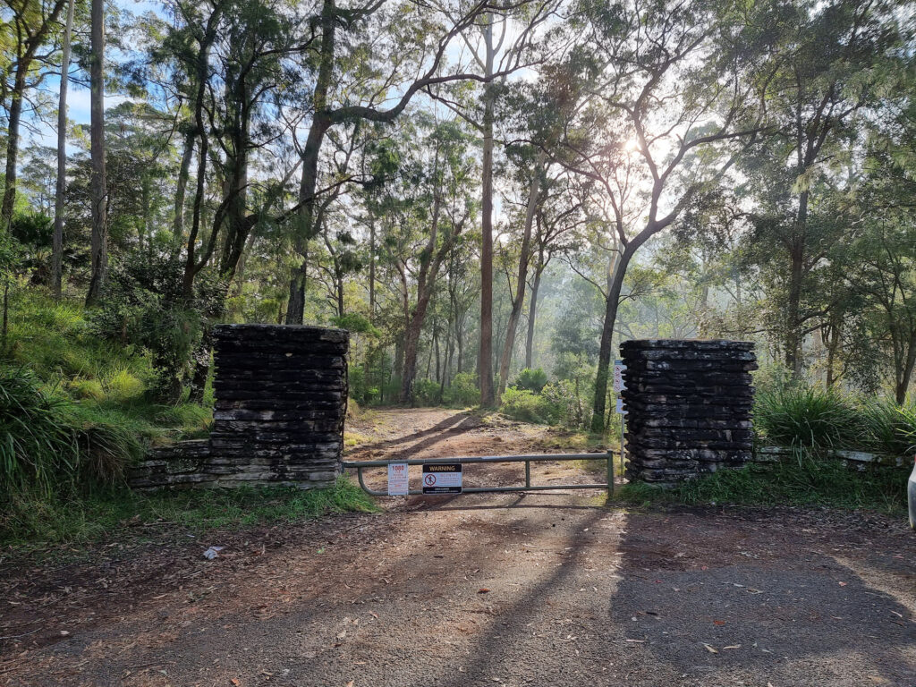 Entrance near the carpark