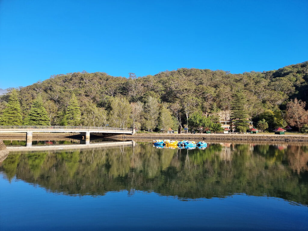 View from Empire Marina to the picnic grounds