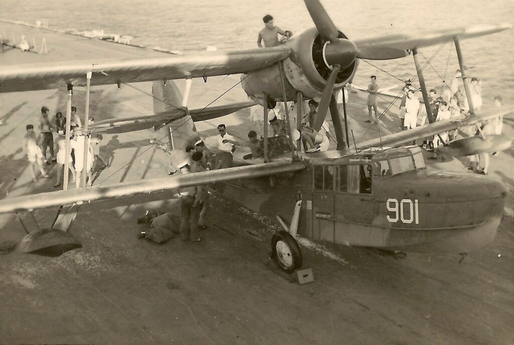 Supermarine Sea Otter on HMS Triumph