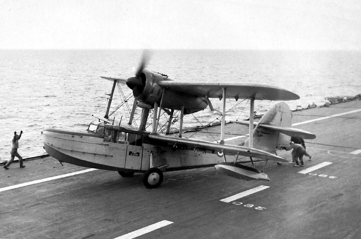 Supermarine Sea Otter on HMAS Sydney