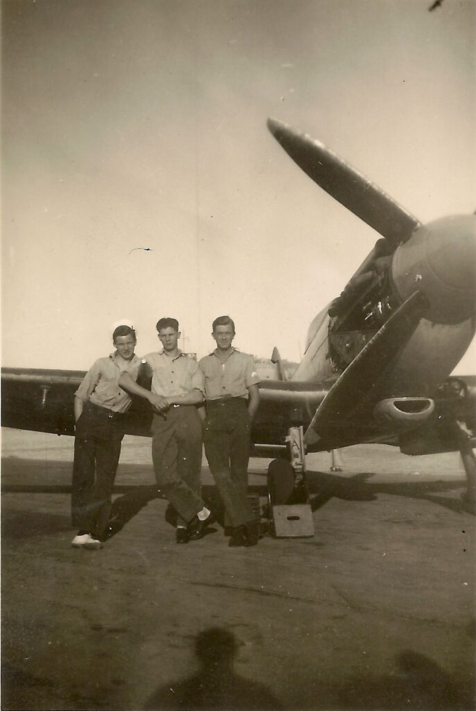 Supermarine Seafire F.Mk.XVII on HMS Triumph