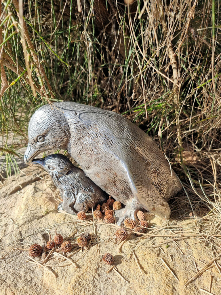 Fairey Penguin Sculpture near Shelly Beach