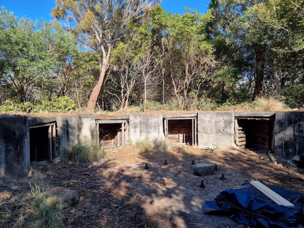 Old Fortification undergoing restoration