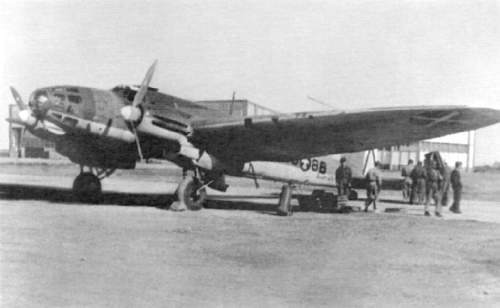 Heinkel He 111 E of 110 Grupo 25x86 at San Javier Spain