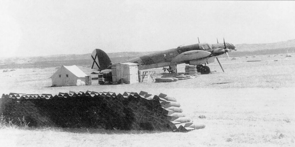 Heinkel He 111 B-2 Nationalist AF K88 25x37 Condor Legion Spain 1938