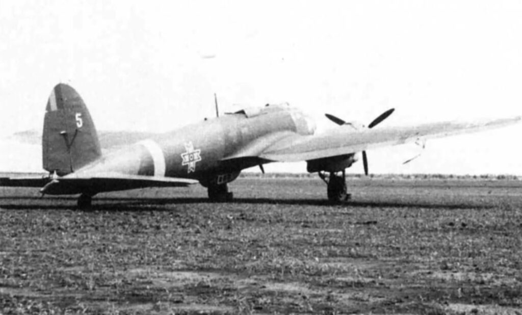 Heinkel He 111 H-3 RRAF White 5 Bessarabia 1941