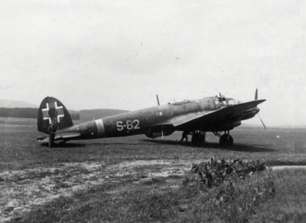 Slovak Heinkel He 111 H-10 S-82 Trencin Slovakia 1943