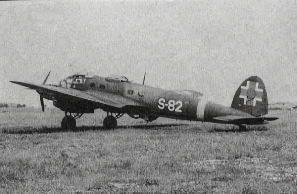 Slovak Heinkel He 111 H-10 S-82 Trencin Slovakia 1943