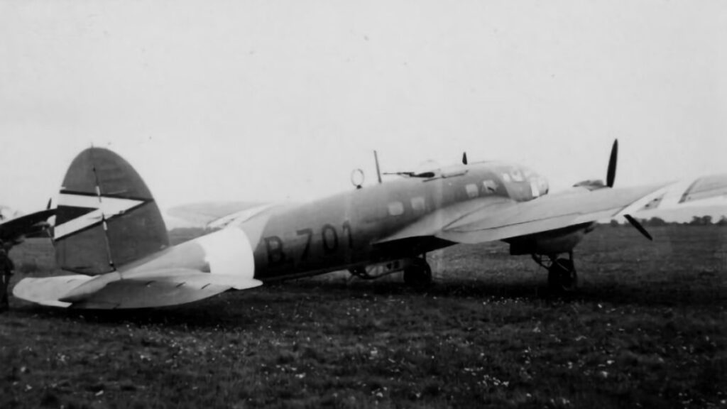 Heinkel He 111P-2 RHAF B-701 in early markings