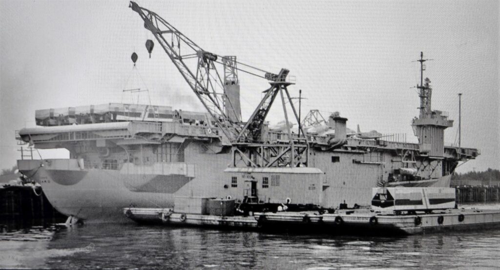 USNS Card T-AKV 40 in Saigon, 1968