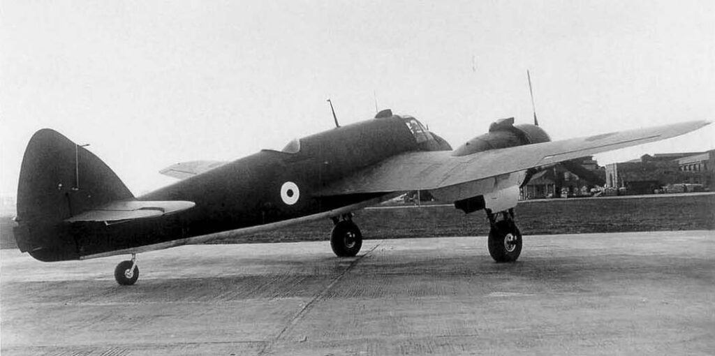 Bristol Beaufighter prototype