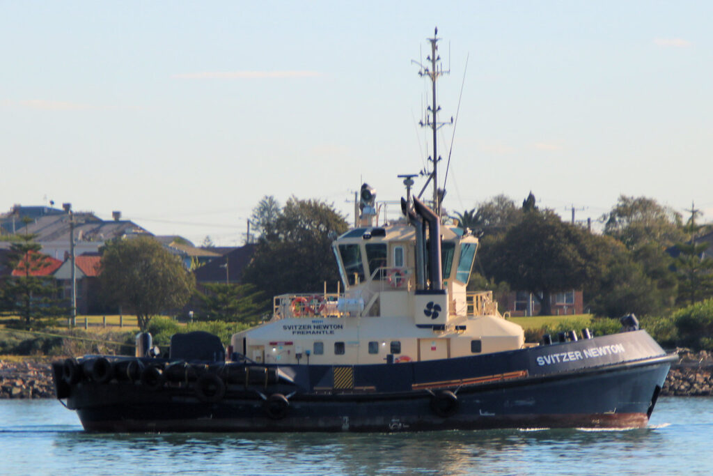 Svitzer Newton on Newcastle Harbour