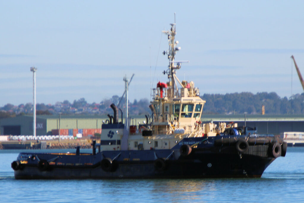 Svitzer Maitland on Newcastle Harbour