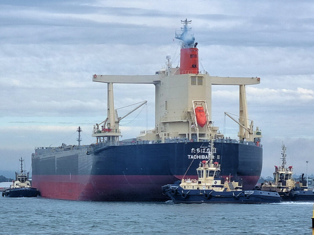 Tachibana II Entering Newcastle Harbour