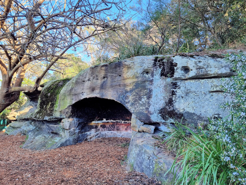 Shelter area at one of the lookouts