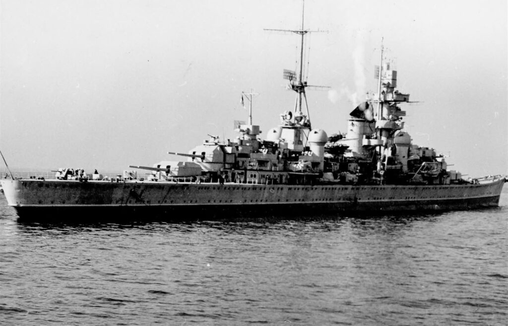 Prinz Eugen Off Massachusetts 1946