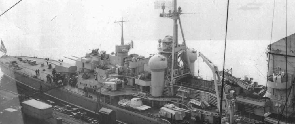 USS Prinz Eugen IX-300 in Philadelphia February 1946