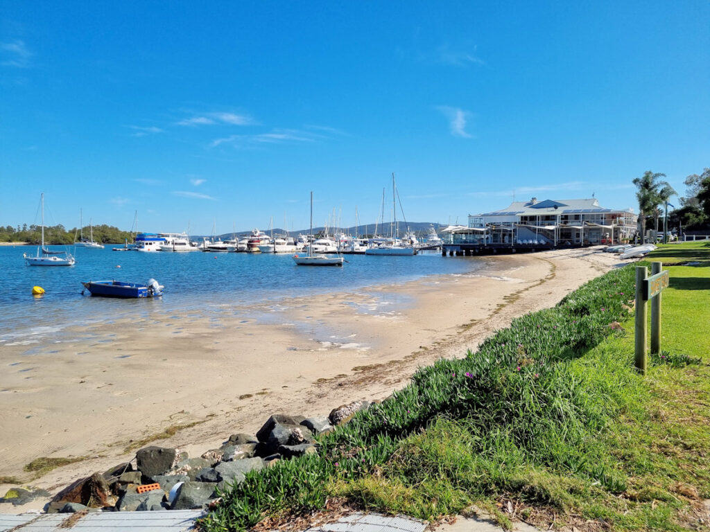 Sunset Beach Soldiers Point Marina