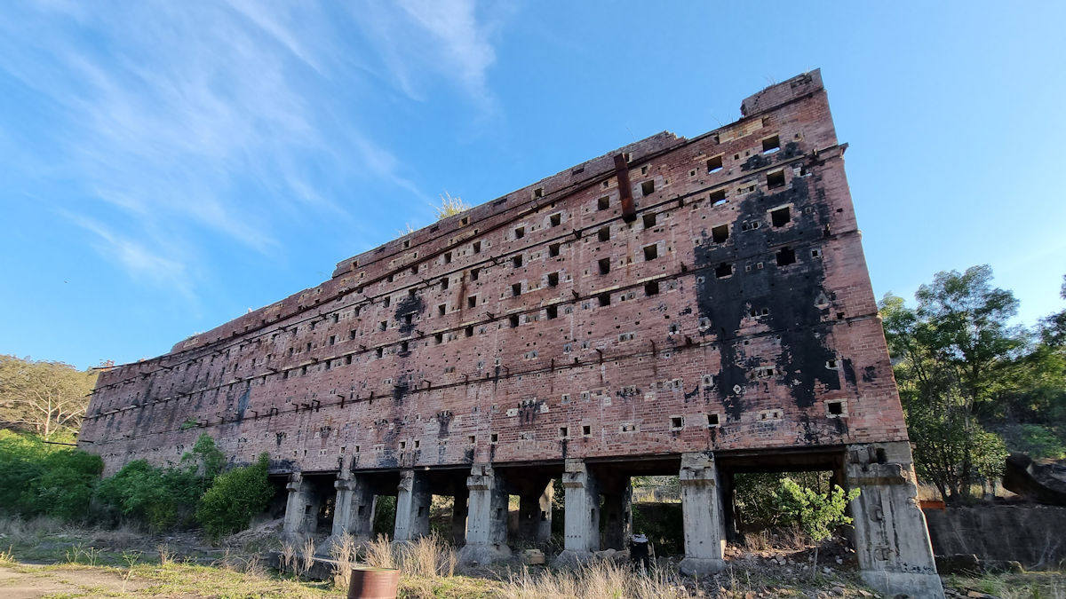 Remains of the processing plant Glen Davis Oil Shale Ruins