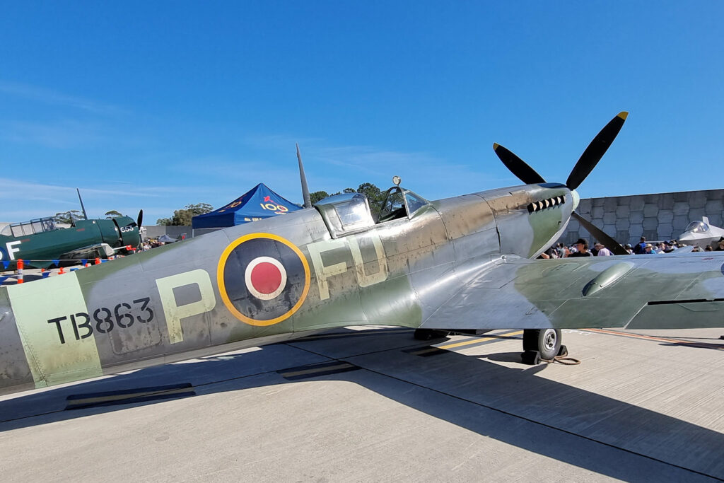 Supermarine Spitfire Mk.XVI TB863 FU-P of No. 453 Squadron (R.A.A.F). In its original markings