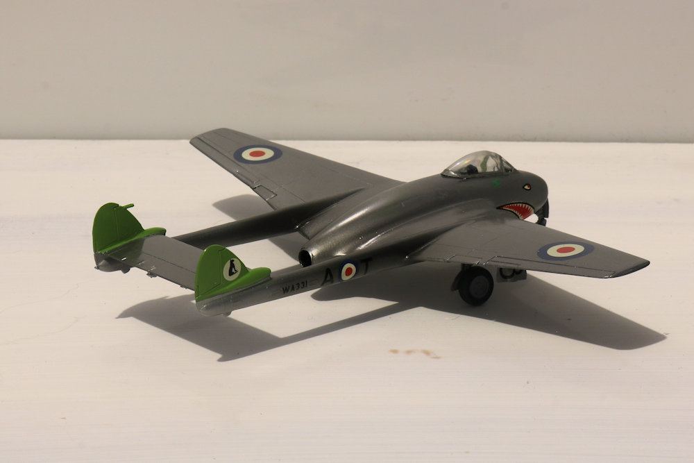 de Havilland Vampire F.B.5 1:72 scale model by Heller