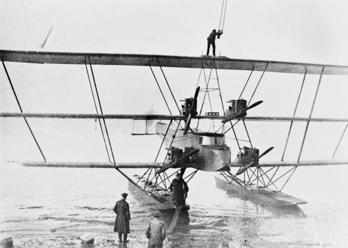 Friedrichshafen FF.60 four-engined triplane floatplane in 1918