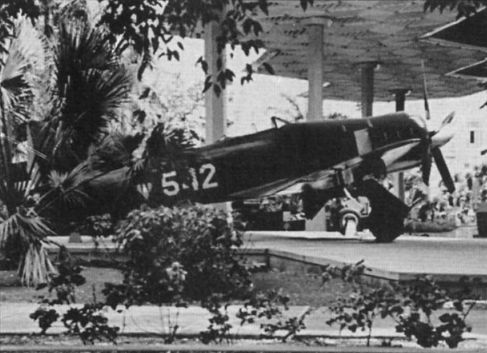 Hawker Sea Fury is FB.11 542 in the Museo da la Revolucion in Havana, Cuba