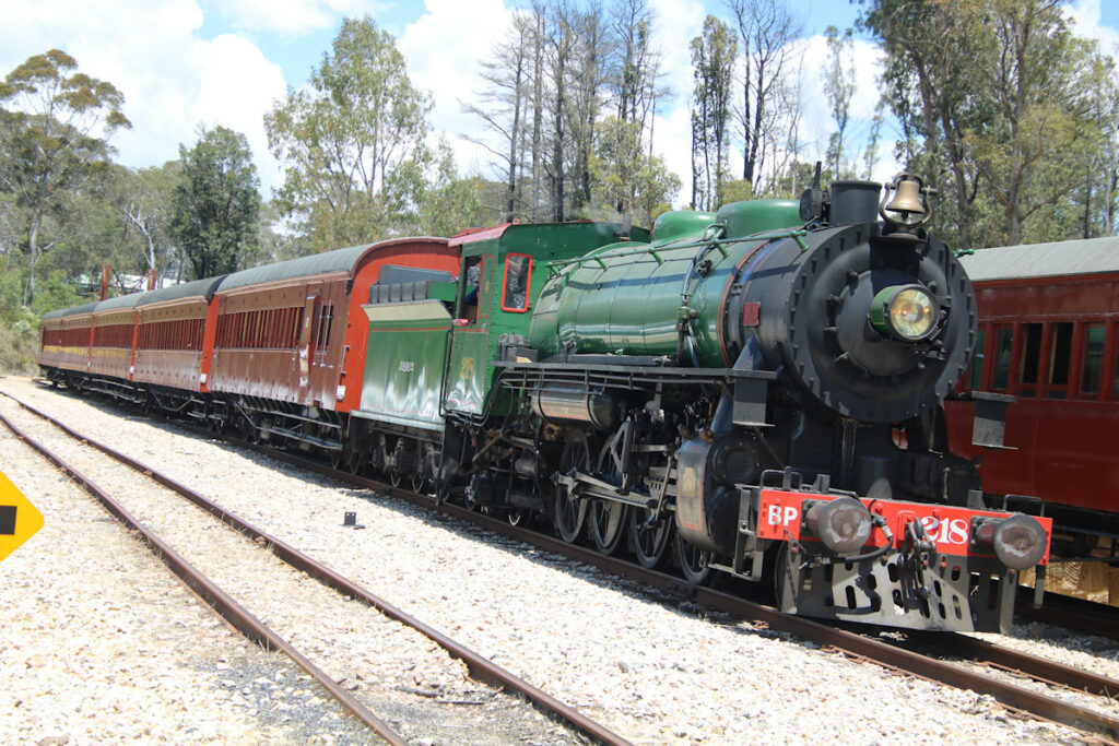 Engine 218A built by Baldwin Locomotive Works Philadelphia USA in 1943