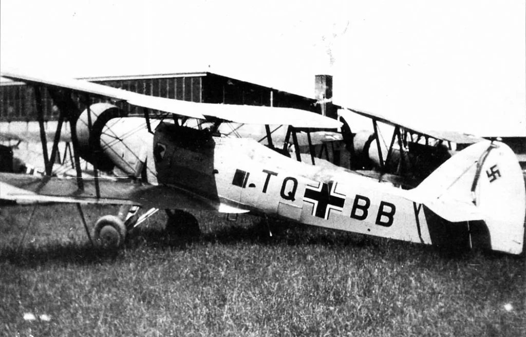 Letov S-328 in Luftwaffe markings TQ+BB