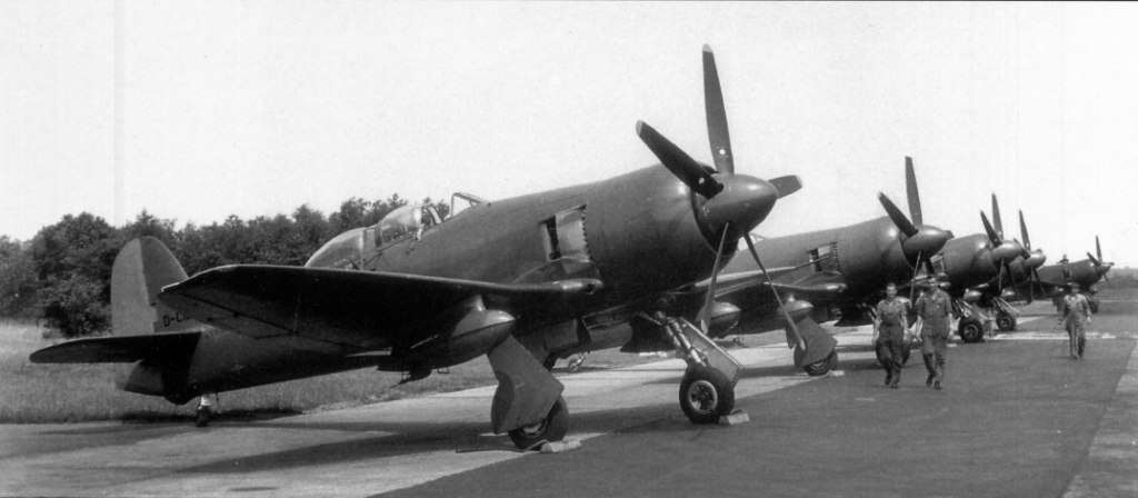 Hawker Sea Fury TT.20 operated by DLB