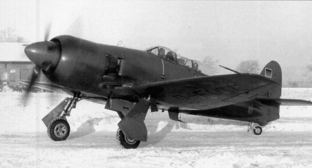 Hawker Sea Fury TT.20 operated by DLB