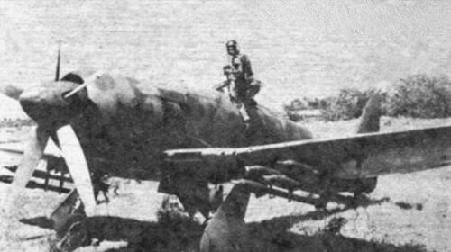 Sea Fury FB.11 during the fighting on Playa Giron