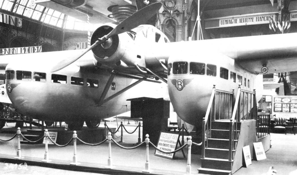 Blériot 125 at the 1930 Salon de l'Aéronautique in Paris