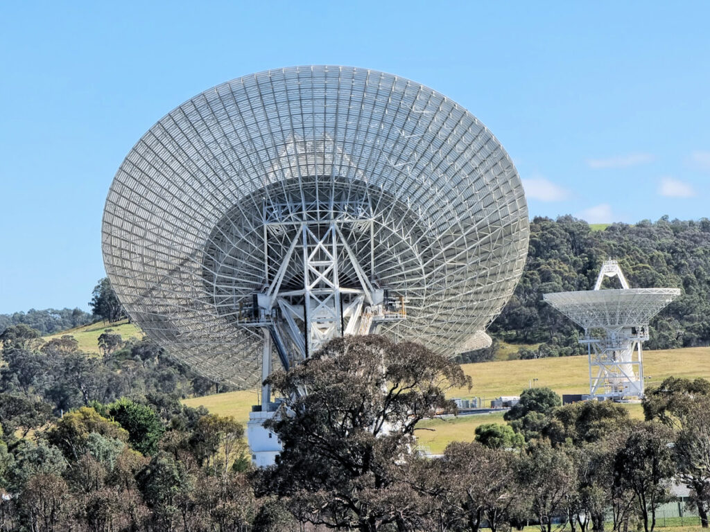 Deep Space Stations 43 and 46 Canberra Deep Space Communication Complex