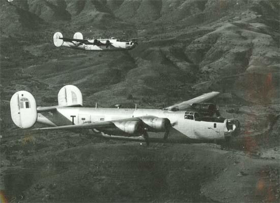 Consolidated B-24 Liberators from No.6 Squadron Indian Air Force