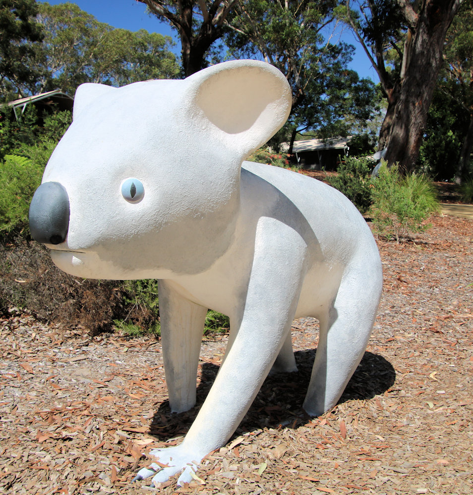 A Koala Statue Port Stephens Koala Sanctuary