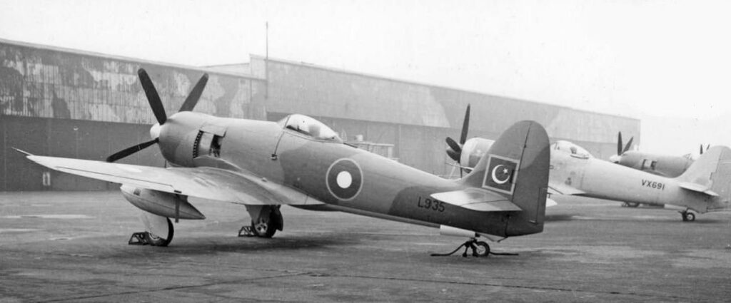 Hawker Sea Fury of the Pakistan Air Force