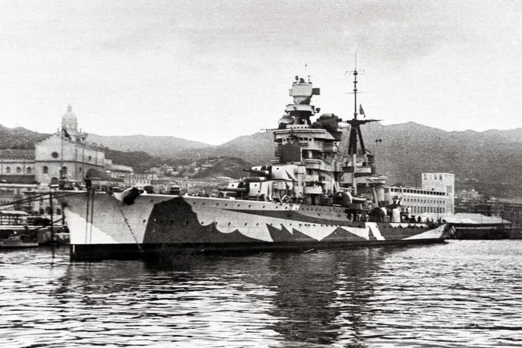 Zara at Messina, March 23, 1942 after the 2nd Battle of Sirte